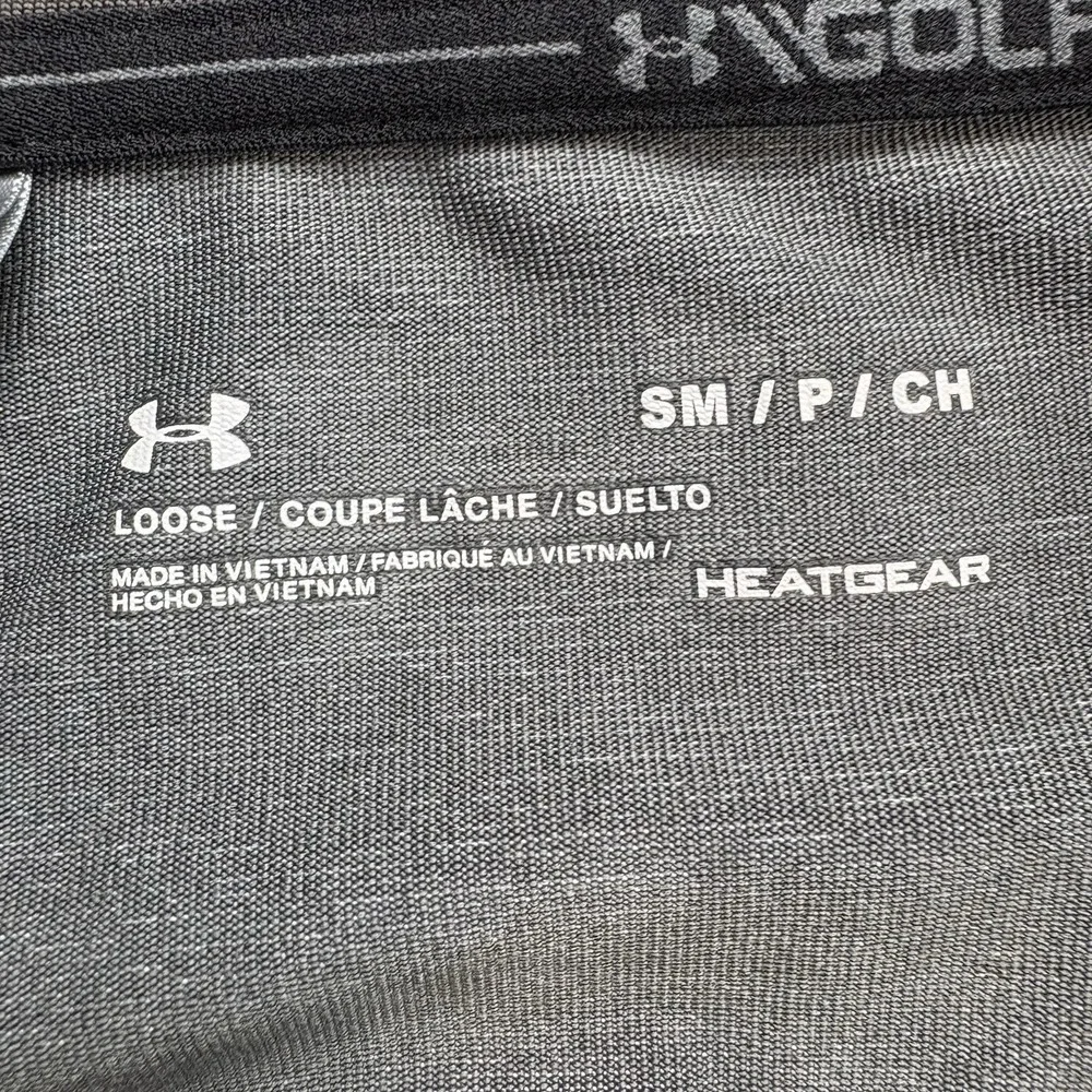 Under Armour Pullover Men's S Gray Playoff 2.0 Heatgear 1/4 Zip Golf Performance
