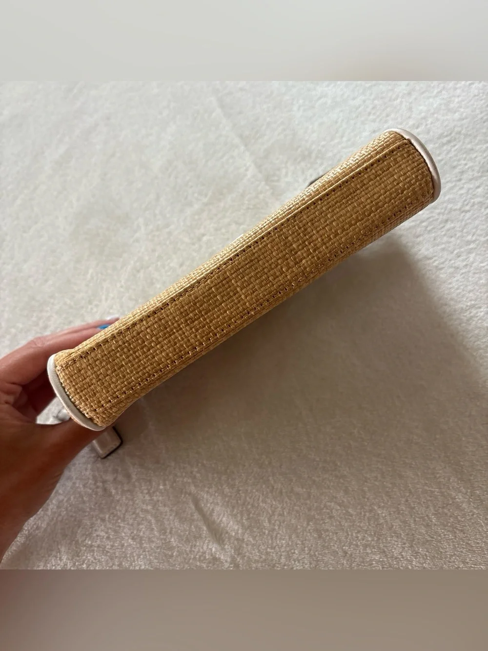 Coach straw woven