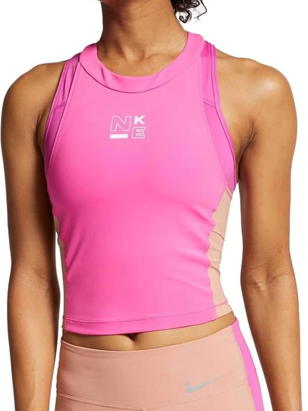 Nike Hot Pink Performance Cropped Tank
