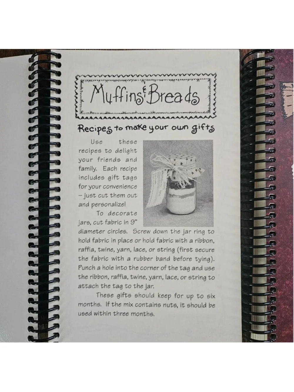 Gifts In A Jar Muffins Breads One Dish Meals Recipe Cookbooks Set