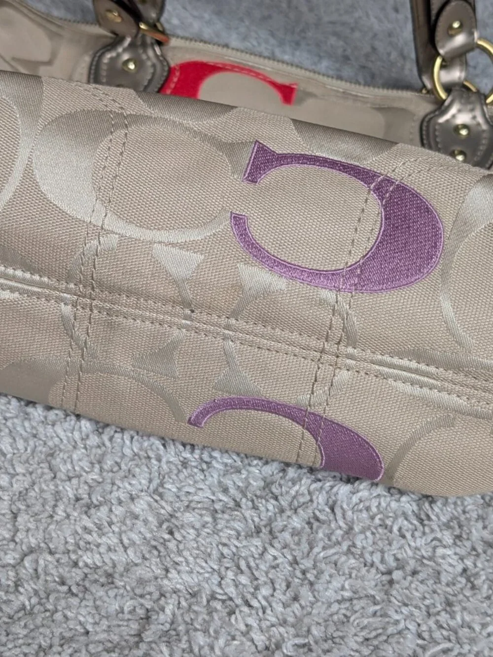 Coach poppy signature
