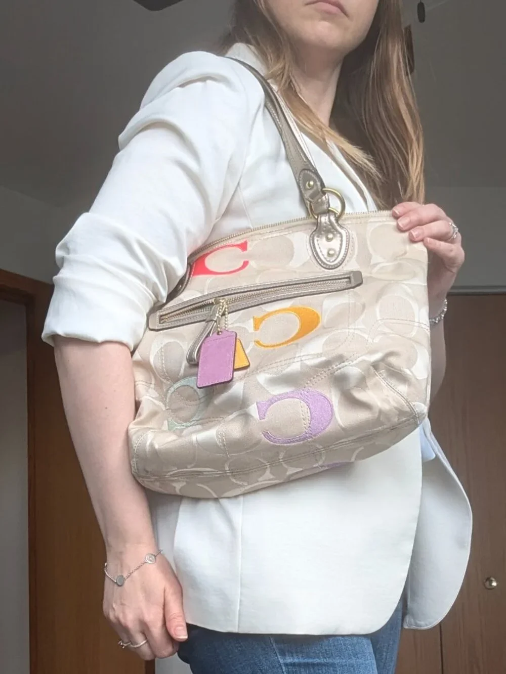 Coach poppy signature