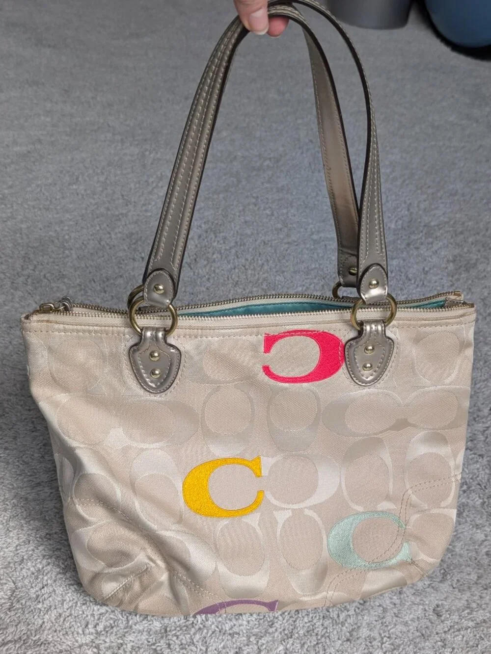 Coach poppy signature