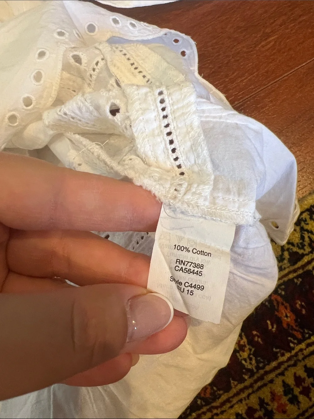 J. Crew crisp white