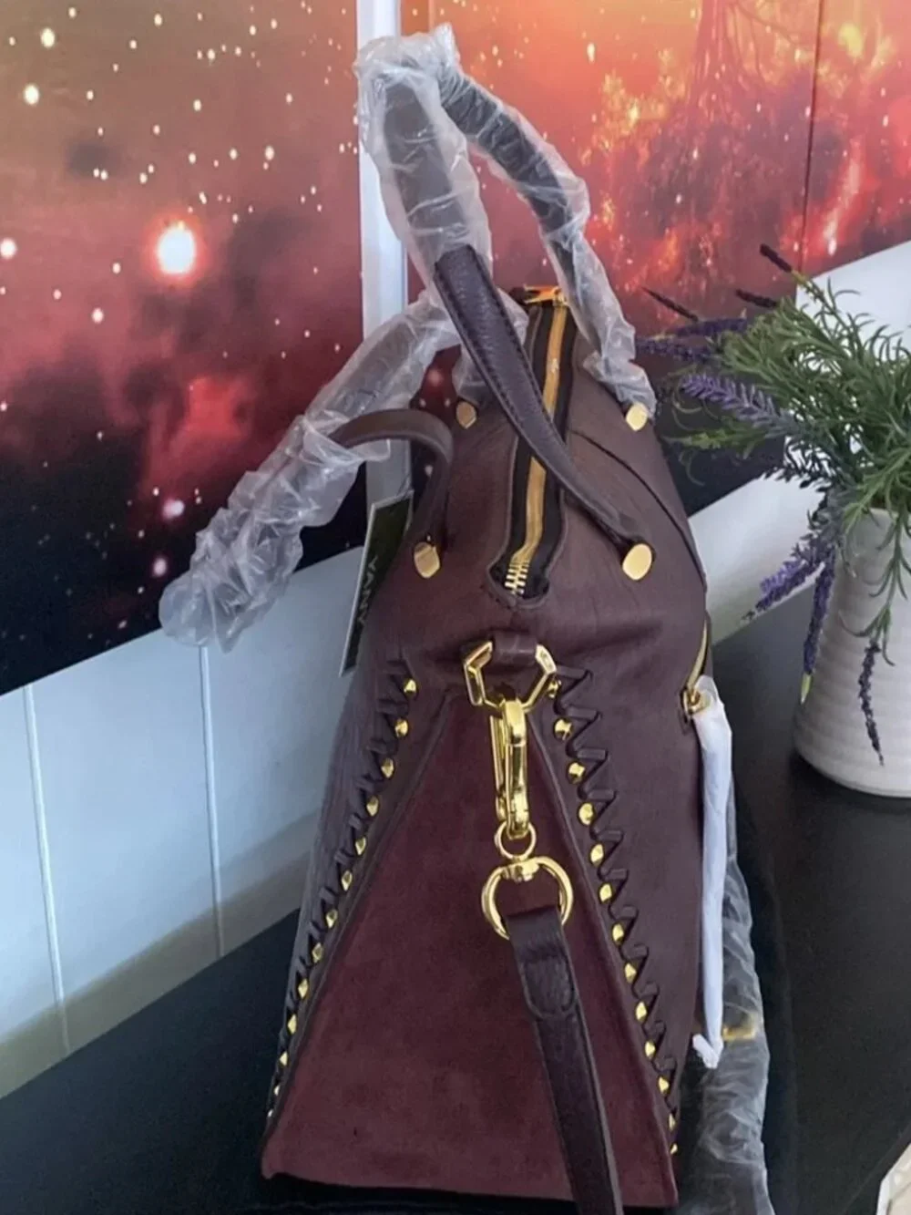 orYANY leather satchel