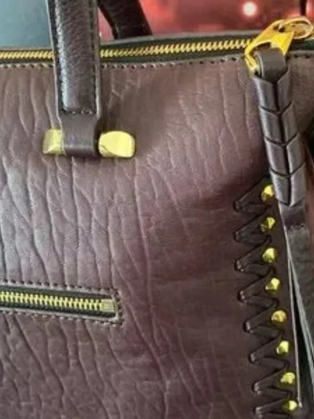 orYANY leather satchel