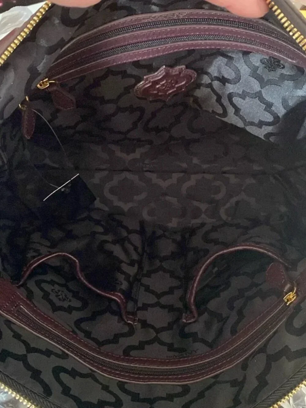 orYANY leather satchel