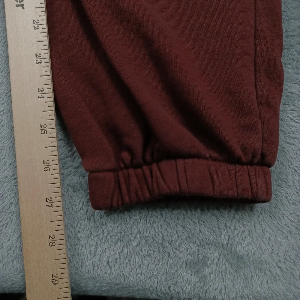 Nike Pants Womens Large Red Joggers Fleece Casual Drawstring