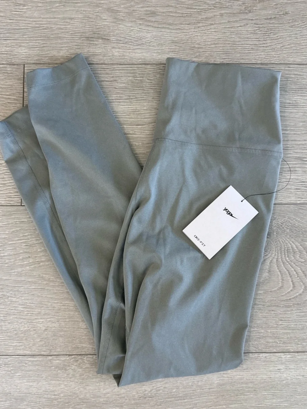 Nike Yoga High-Rise Leggings in Sage Green