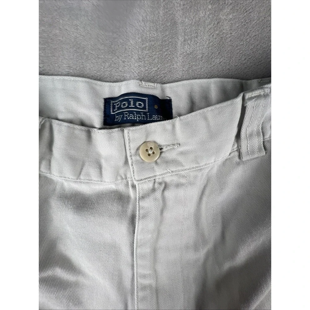 POLO RALPH LAUREN REGULAR FIT PHILLIP SHORTS 100% COTTON LIGHT‎ KHAKISz 34