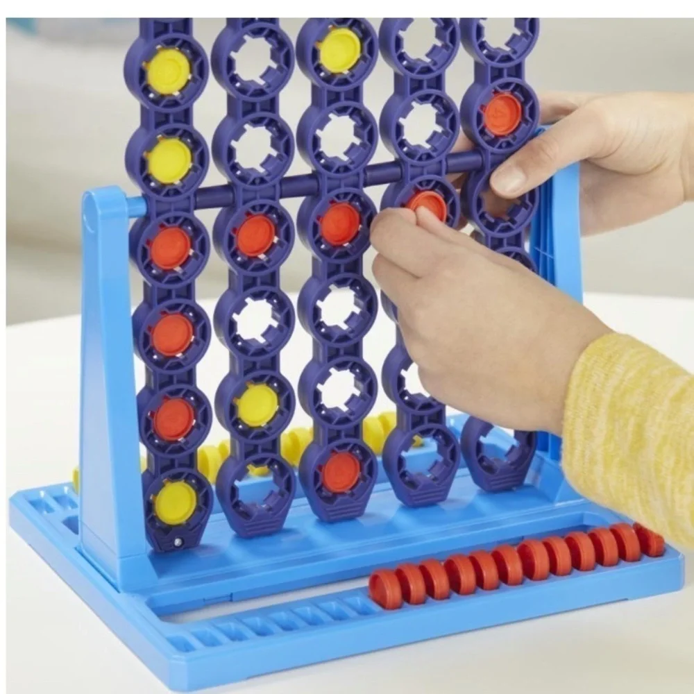 Hasbro Connect 4 Spin Game, Features Spinning Connect 4 Grid, Game for 2 Player