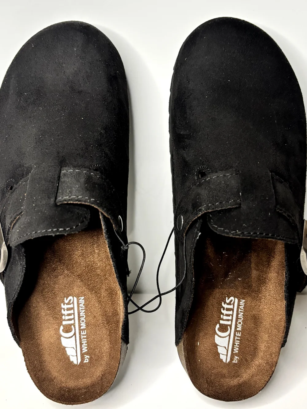 Cliffs by WHITE MOUNTAIN Black Suede Slip-On Loafers