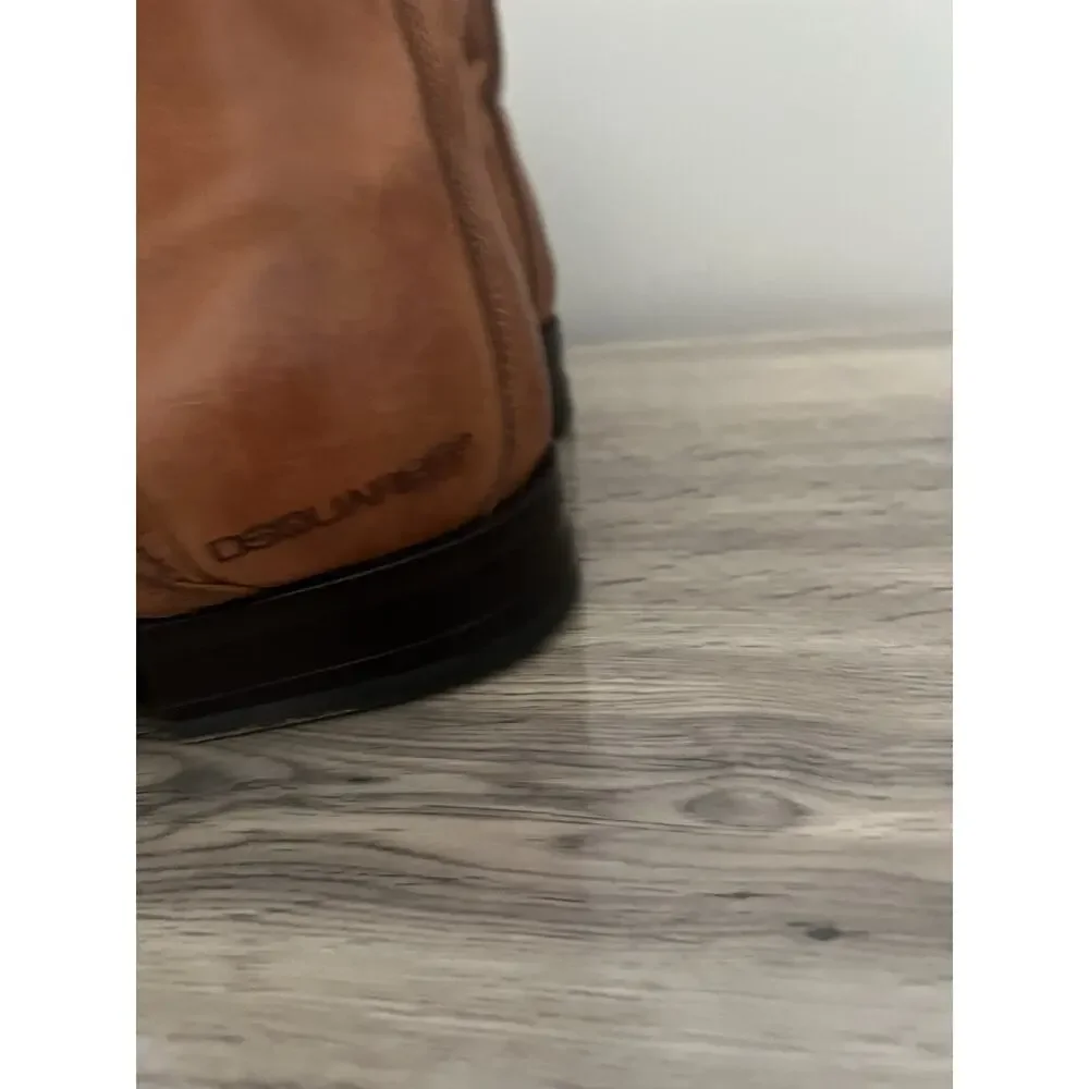 DSQUARED2 brown leather