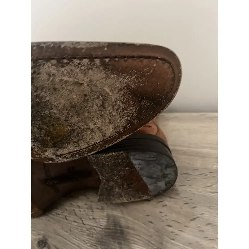DSQUARED2 brown leather