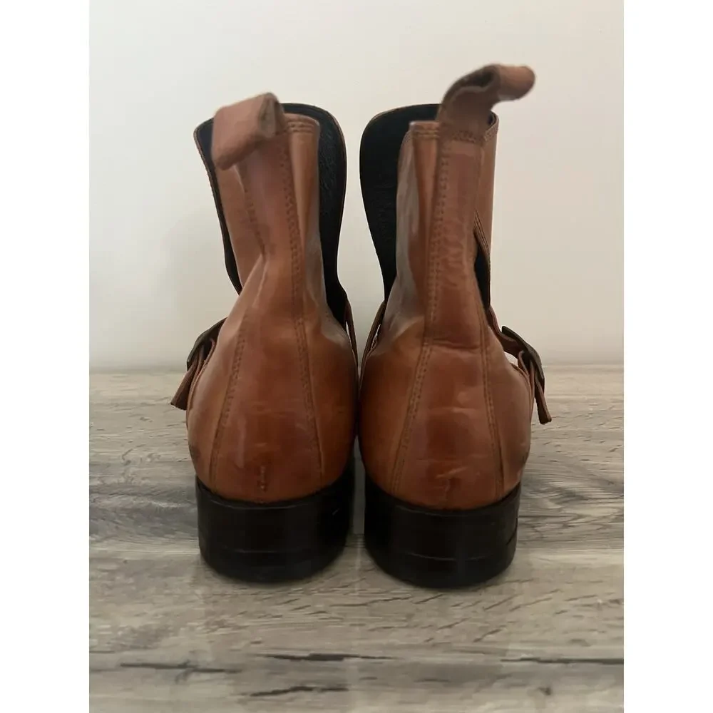 DSQUARED2 brown leather