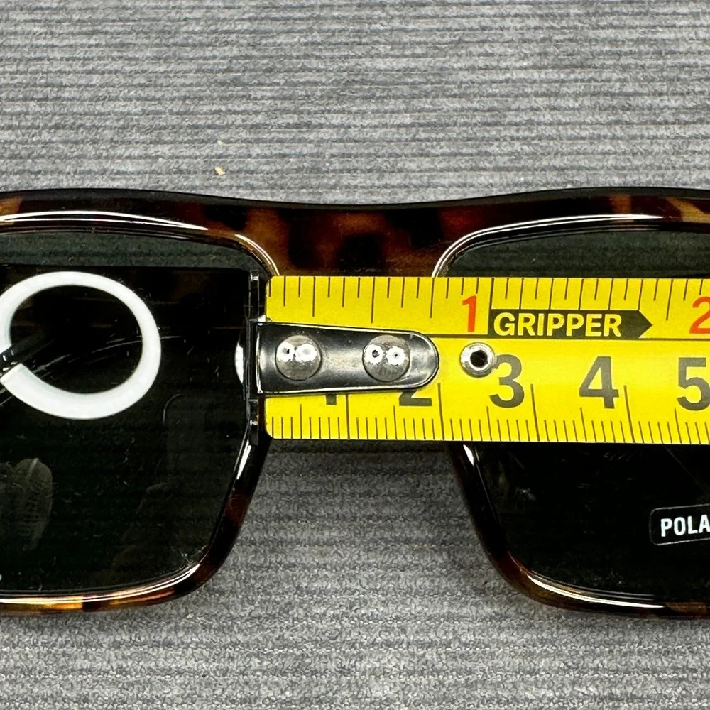 Quay Australia Let It Run Polarized Sunglasses Tortoise Square Frame NEW
