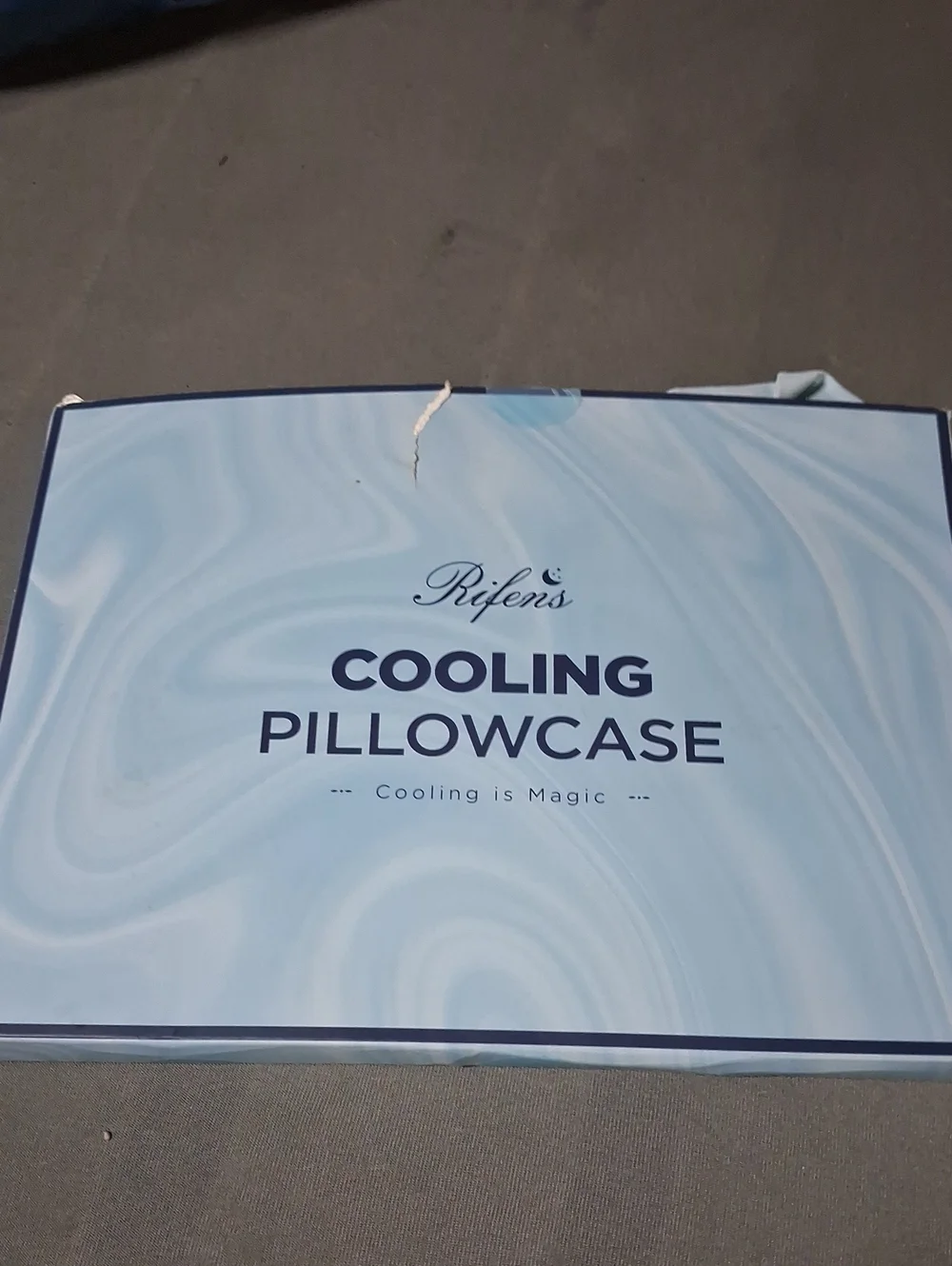 NWT Evercool+Cooling Pillowcase Standard Size  Mint Blue