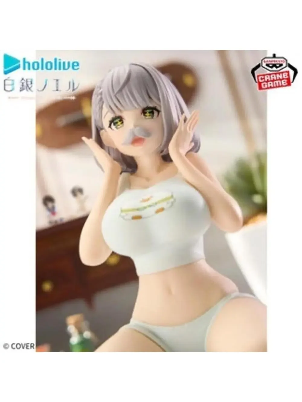 Banpresto Hololive Shirogane Noel Figure Unisex NIB Relax Time Statue US Seller
