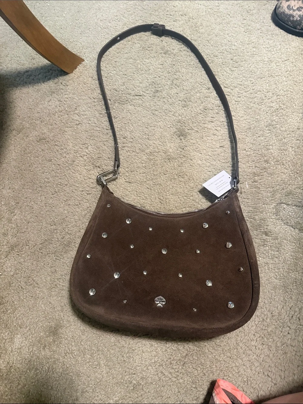 kate spade brown suede