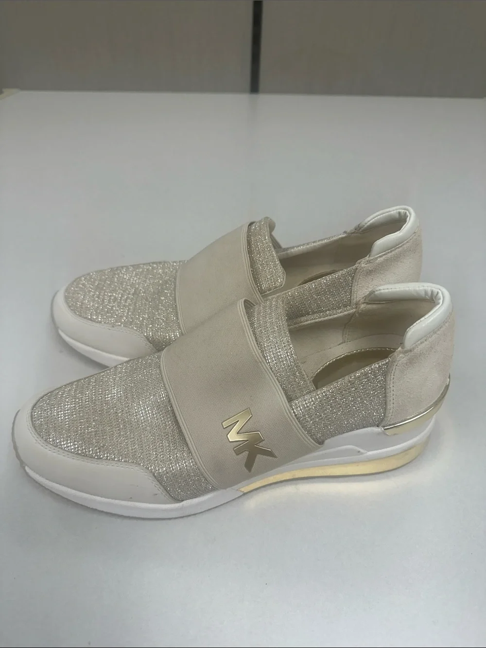 Michael Kors sparkling sneakers across
