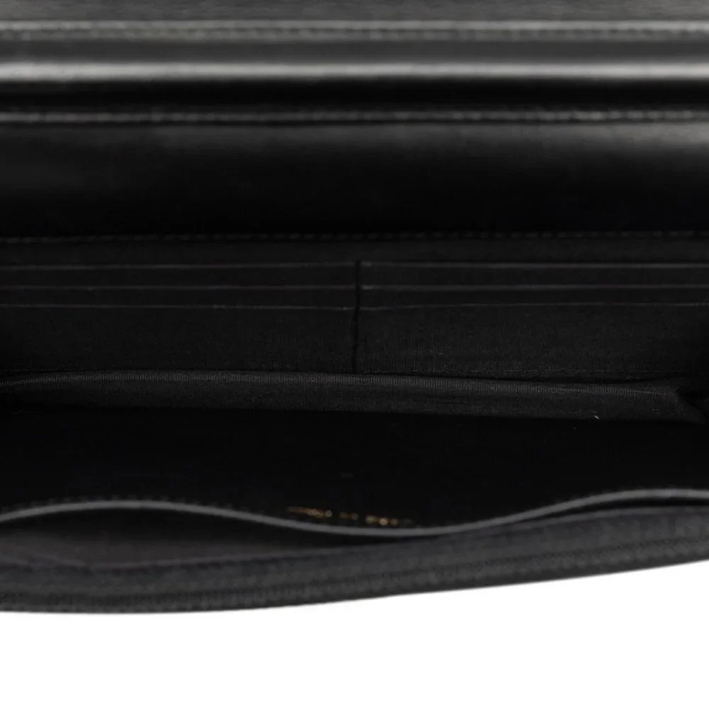 CHANEL black wallet