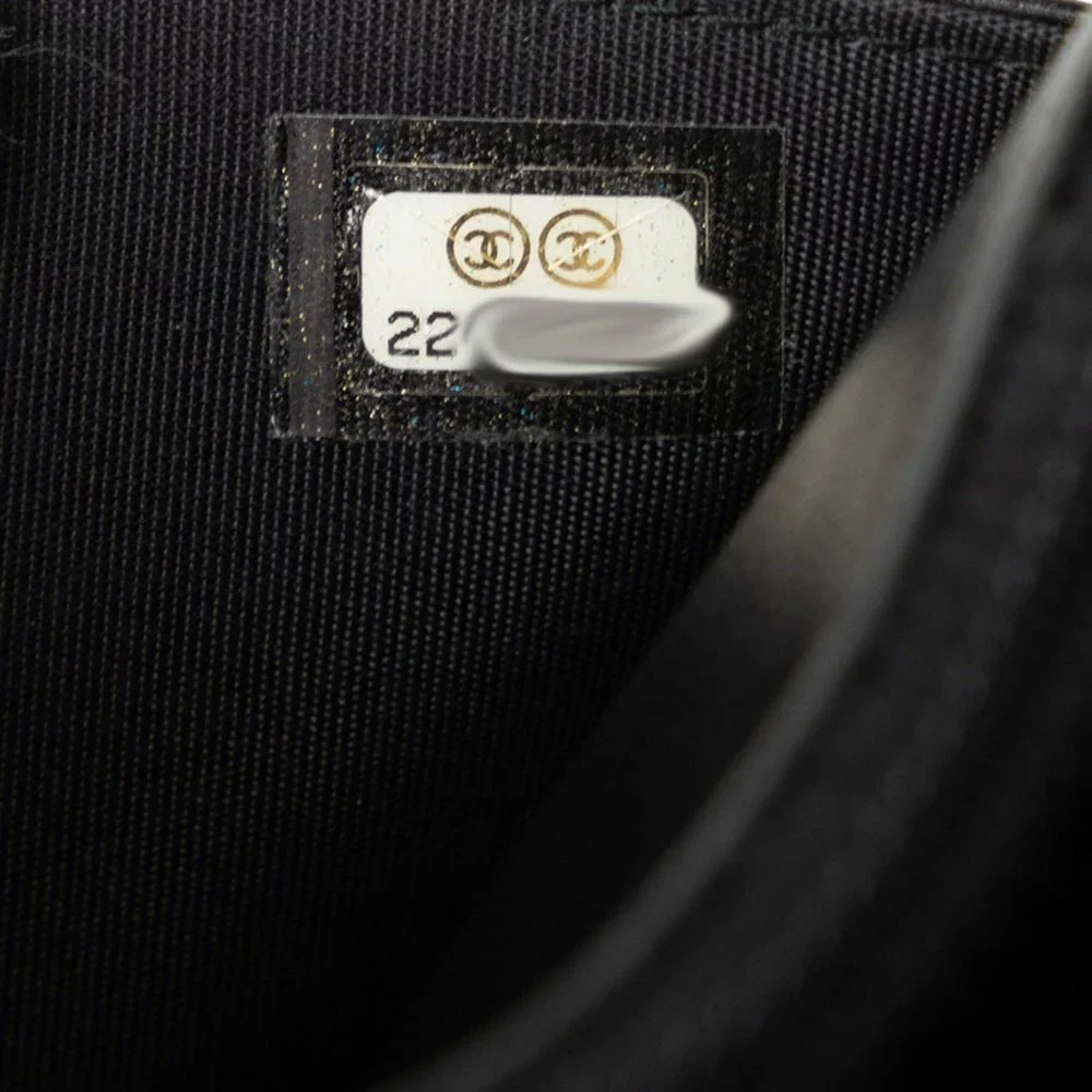 CHANEL black wallet