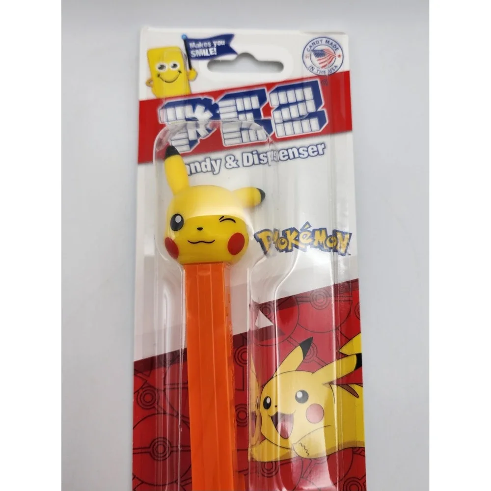 2023 Pez Pikachu Winking‎ New on Card