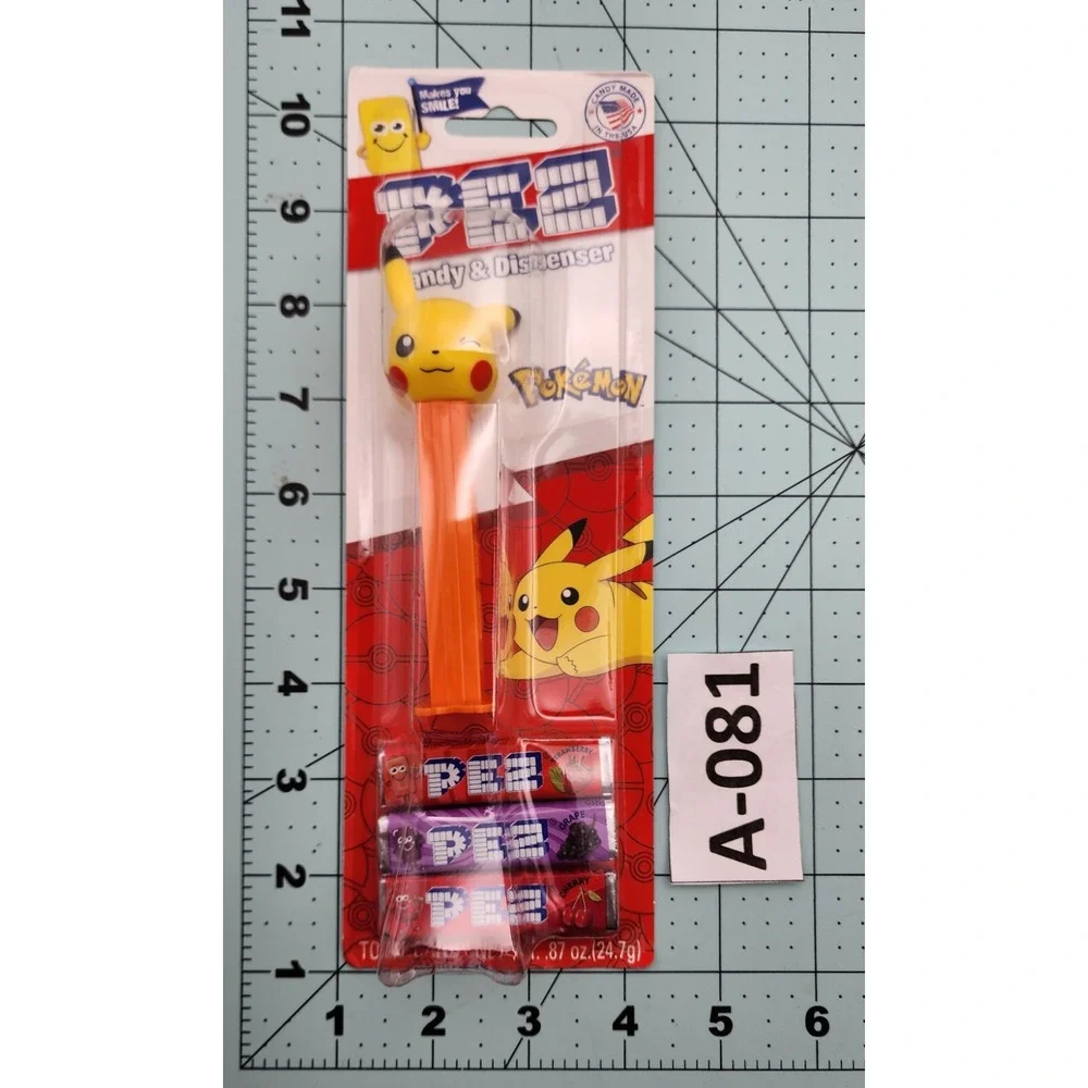 2023 Pez Pikachu Winking‎ New on Card
