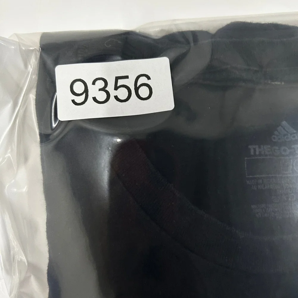 Adidas T-Shirt Mens Size Large Black The Go-To Tee Short Sleeve Cotton Athletic