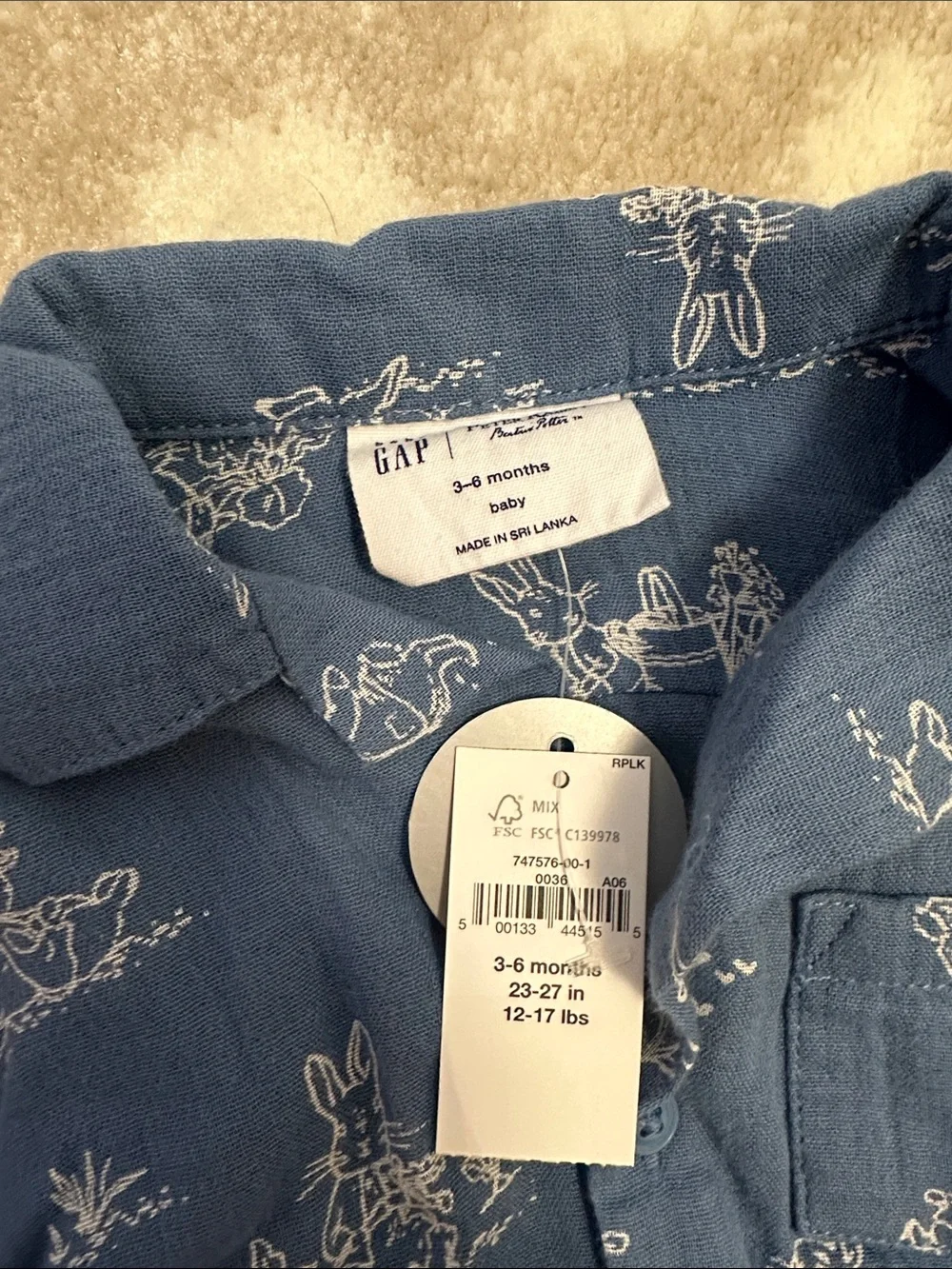 GAP soft blue