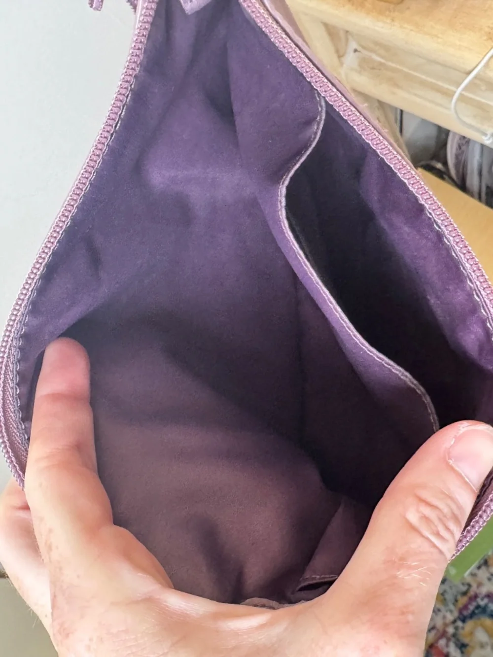 Coach purple satin