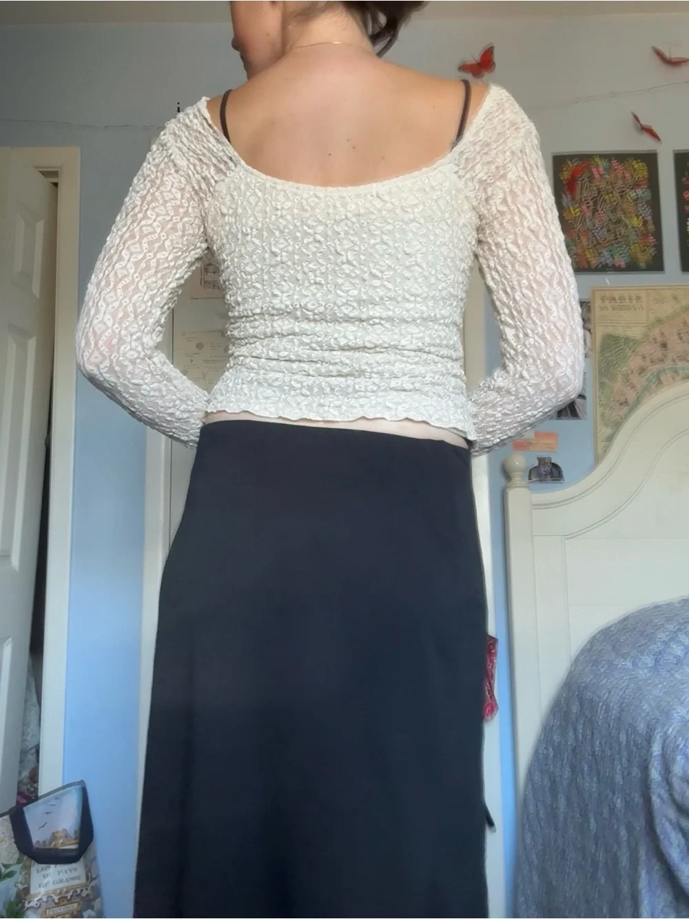 Anthropologie Scoop Neck Lace Cardigan