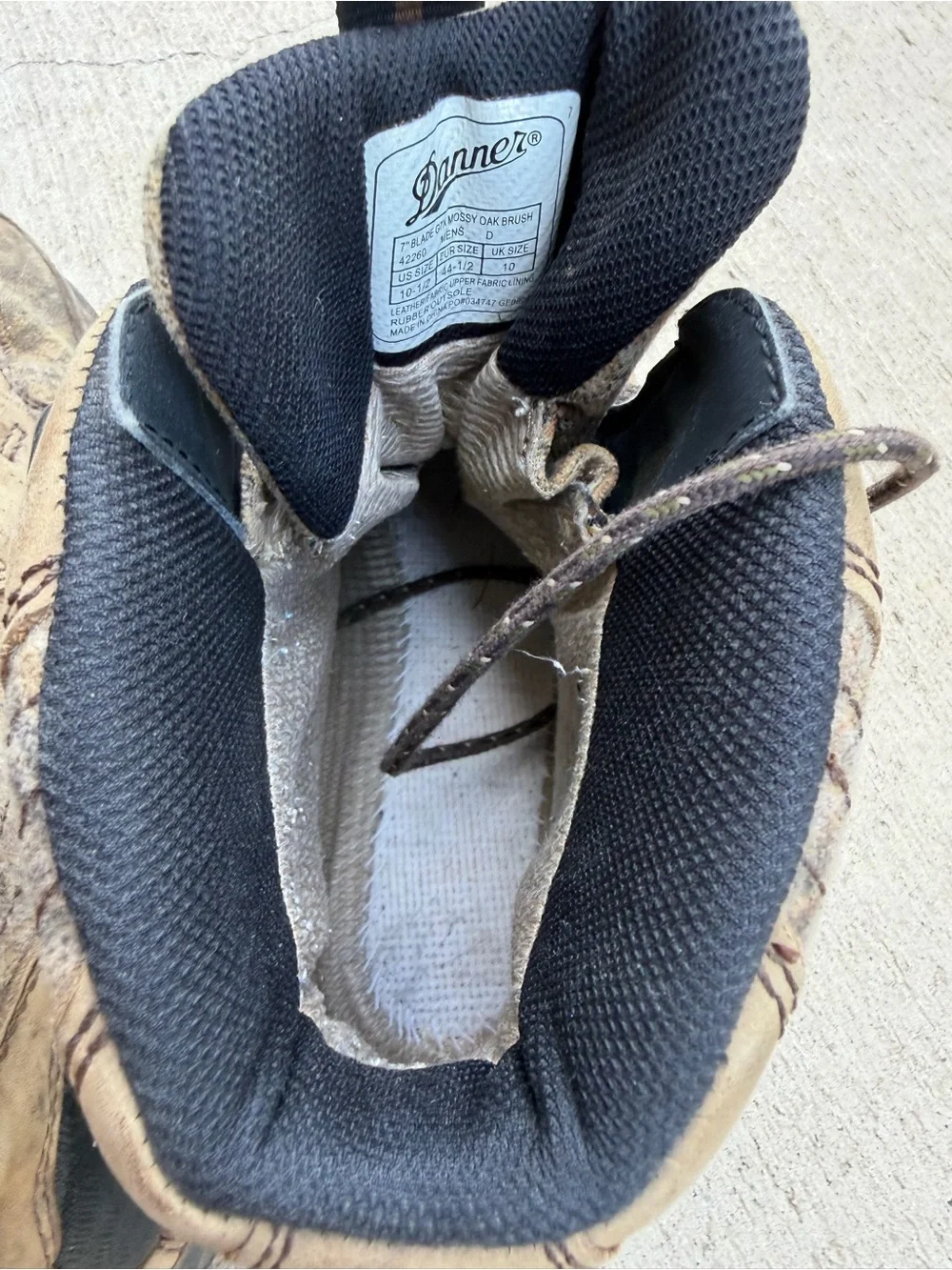 Danner Blade GTX 42260 Mossy Oak Brush Hunting Boots Men's Size 10.5 D Gore-Tex