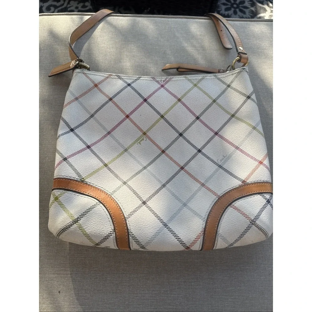 Coach plaid multicolor
