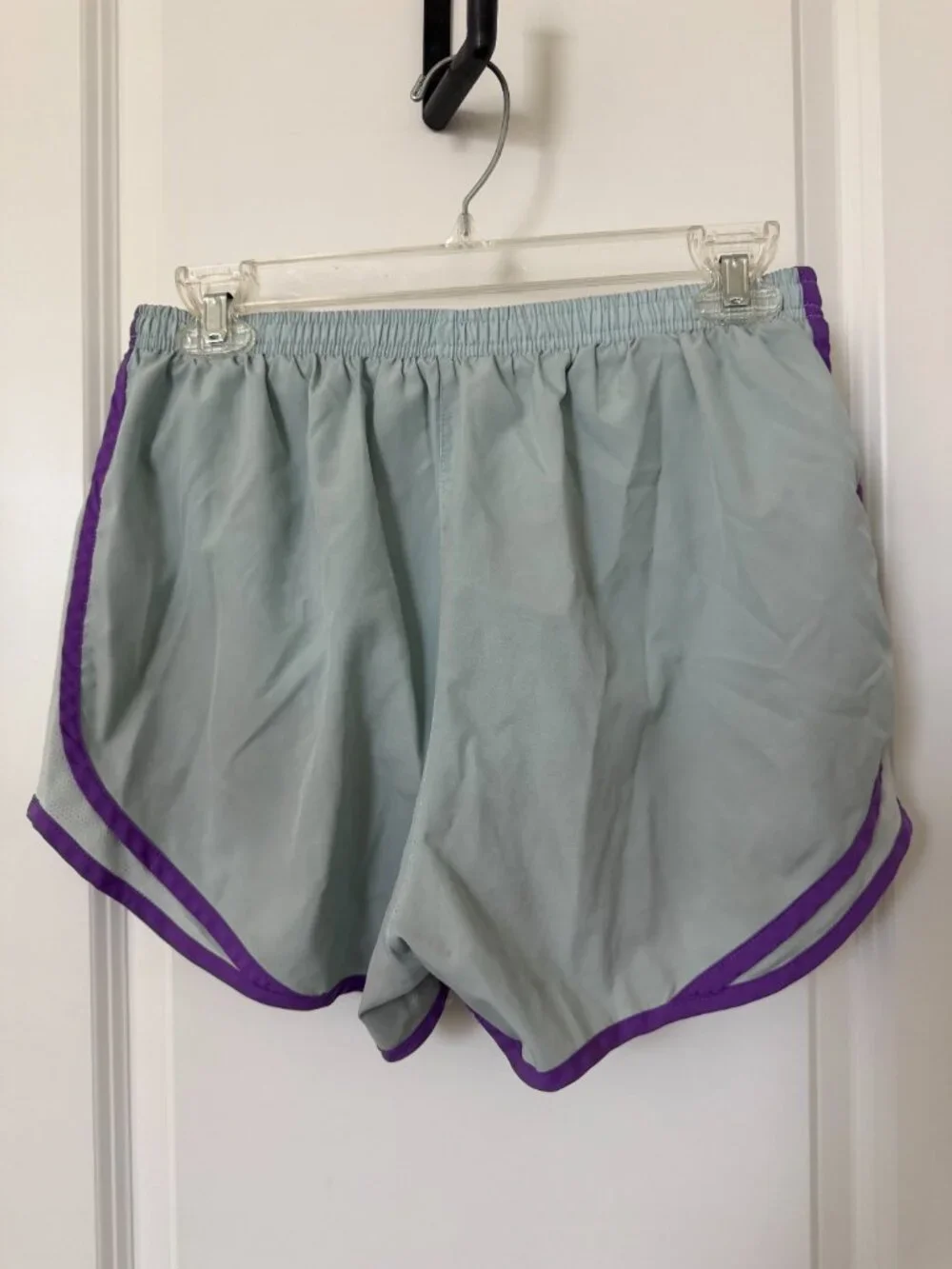 Women's Nike Dri-FIT Blue and Purple Running Shorts