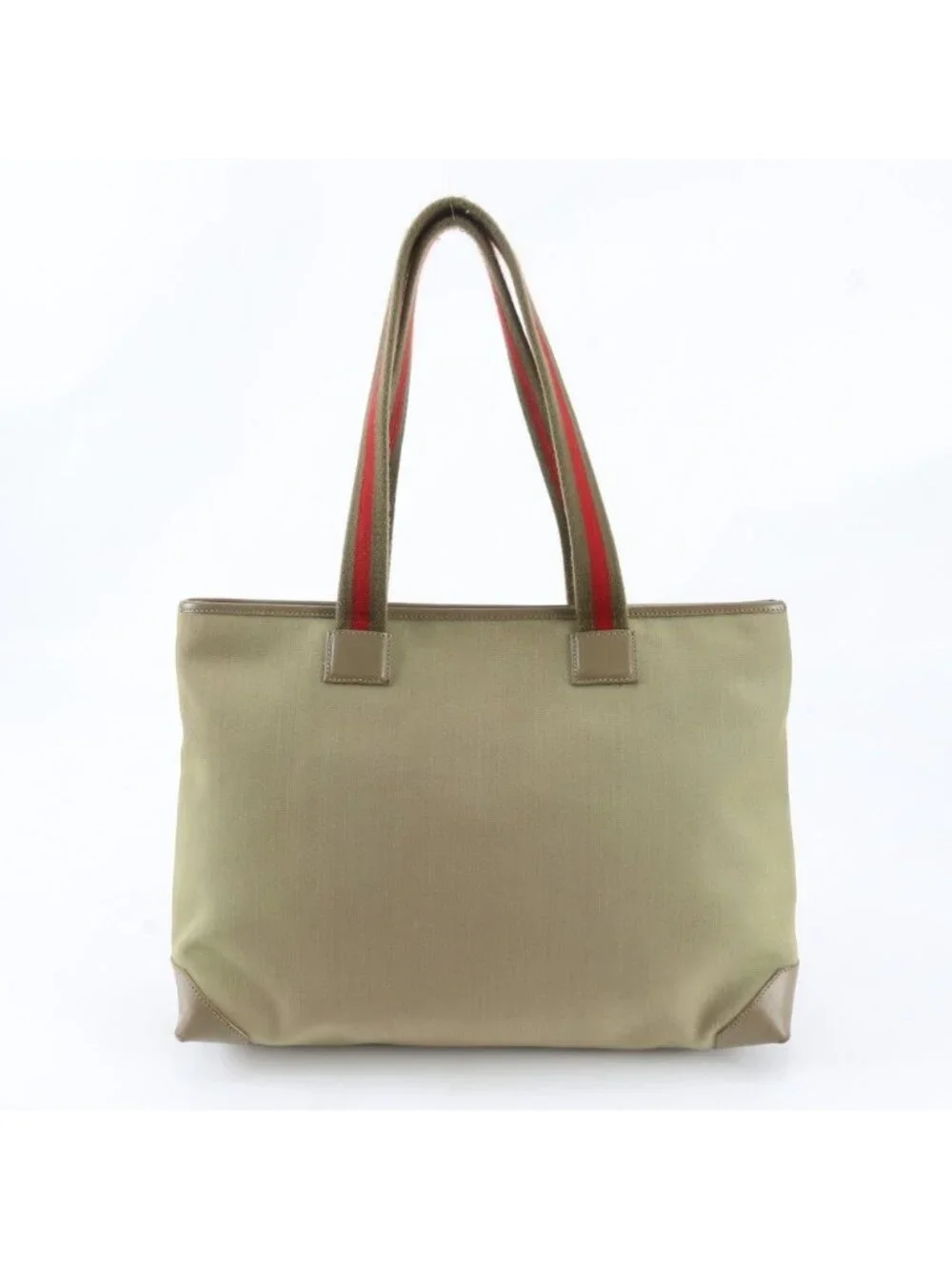 Gucci 019 Leather Nylon Tote Shoulder Business Document
