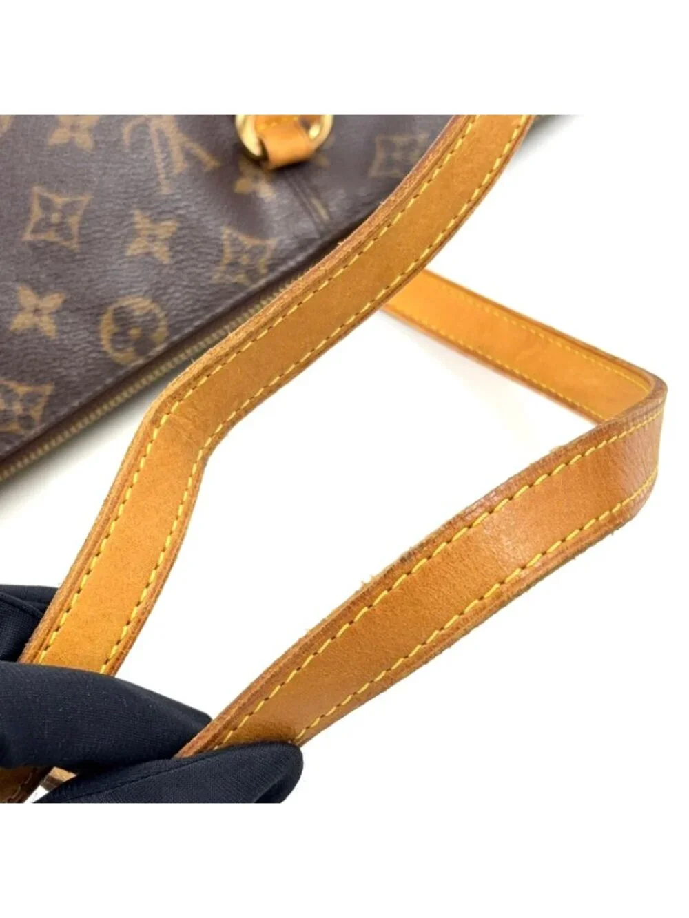 Louis Vuitton Totally PM Monogram Leather Brown Light Tote Gold