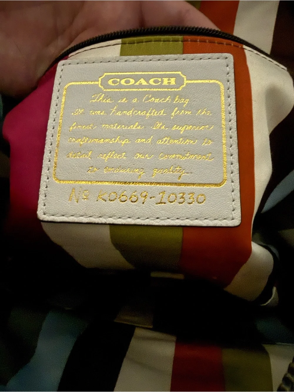 Coach very beautiful