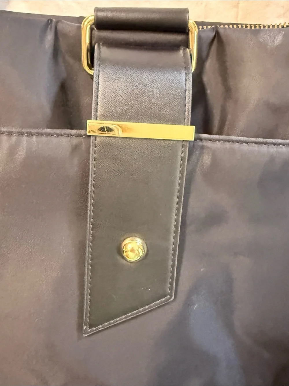 Wenger Black Tote/Laptop Bag with Gold Hardware