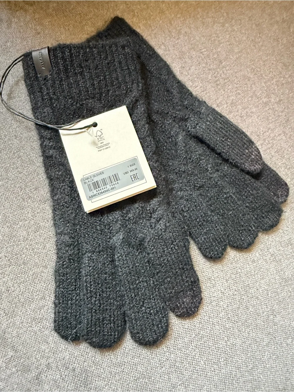 All Saints length dry wool