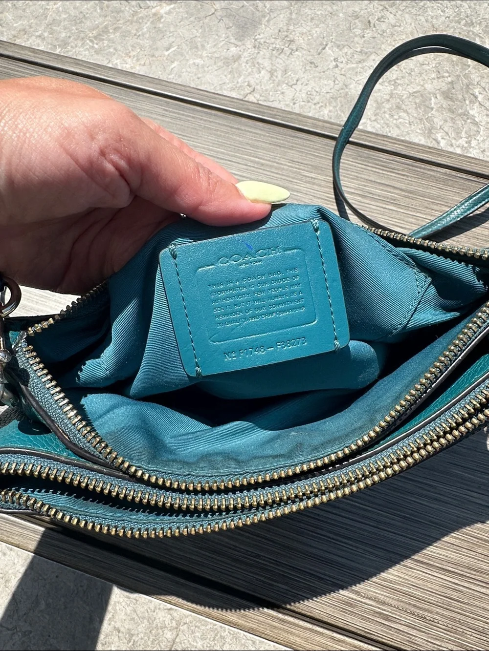 Coach compact crossbody