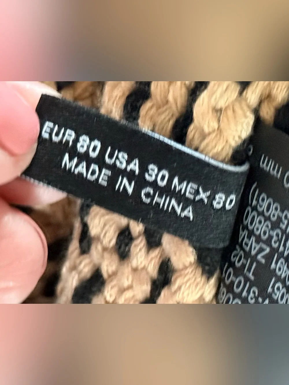 Zara woven wide
