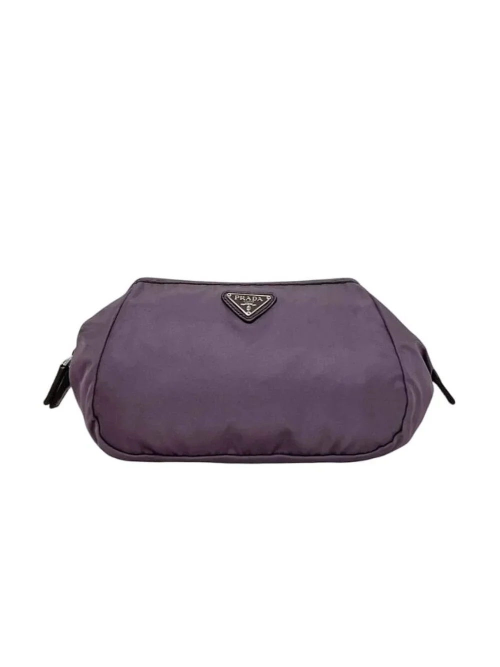Prada Pouch Purple Mirtillo Vala Case Nylon 42 Zipper
