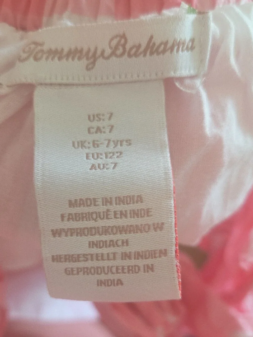 Tommy Bahama lightweight gingham