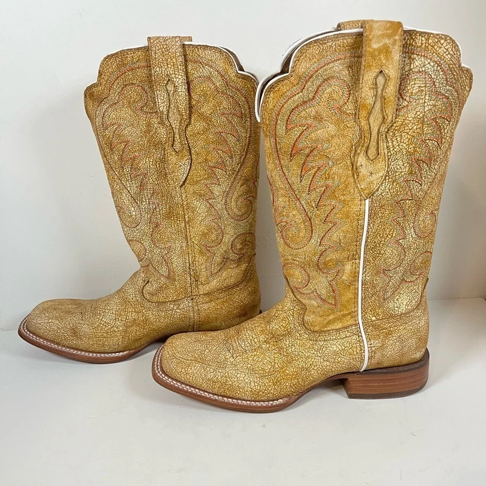 Durango Women's Arena Pro Western Leather Cowboy Boots 10M