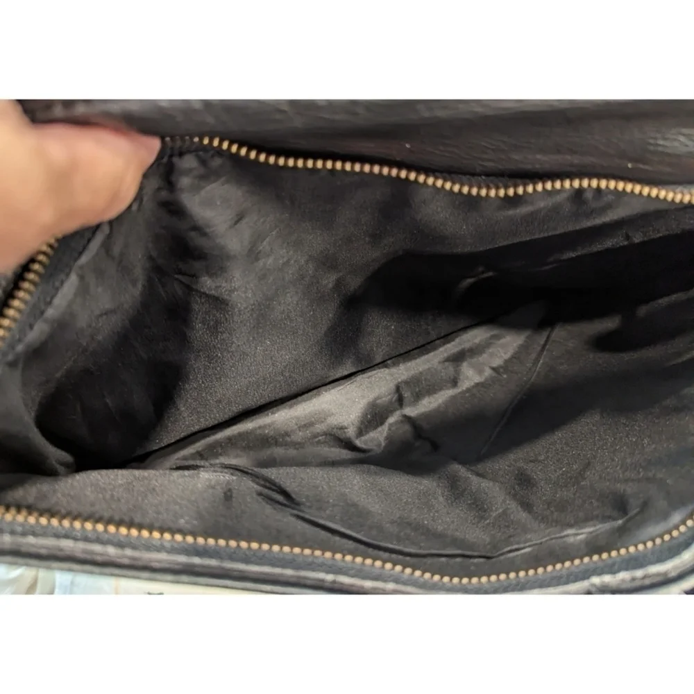 Frye satchel 16 metal