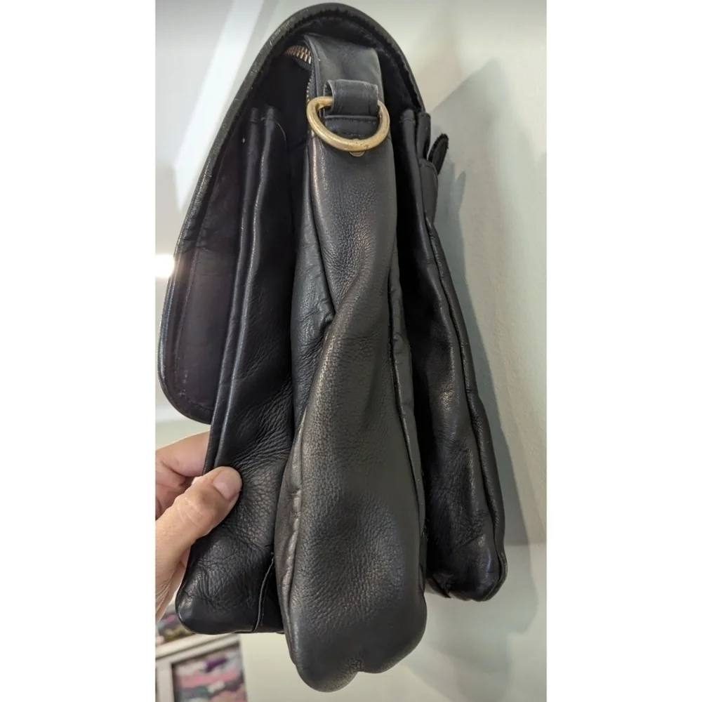 Frye strap satchel