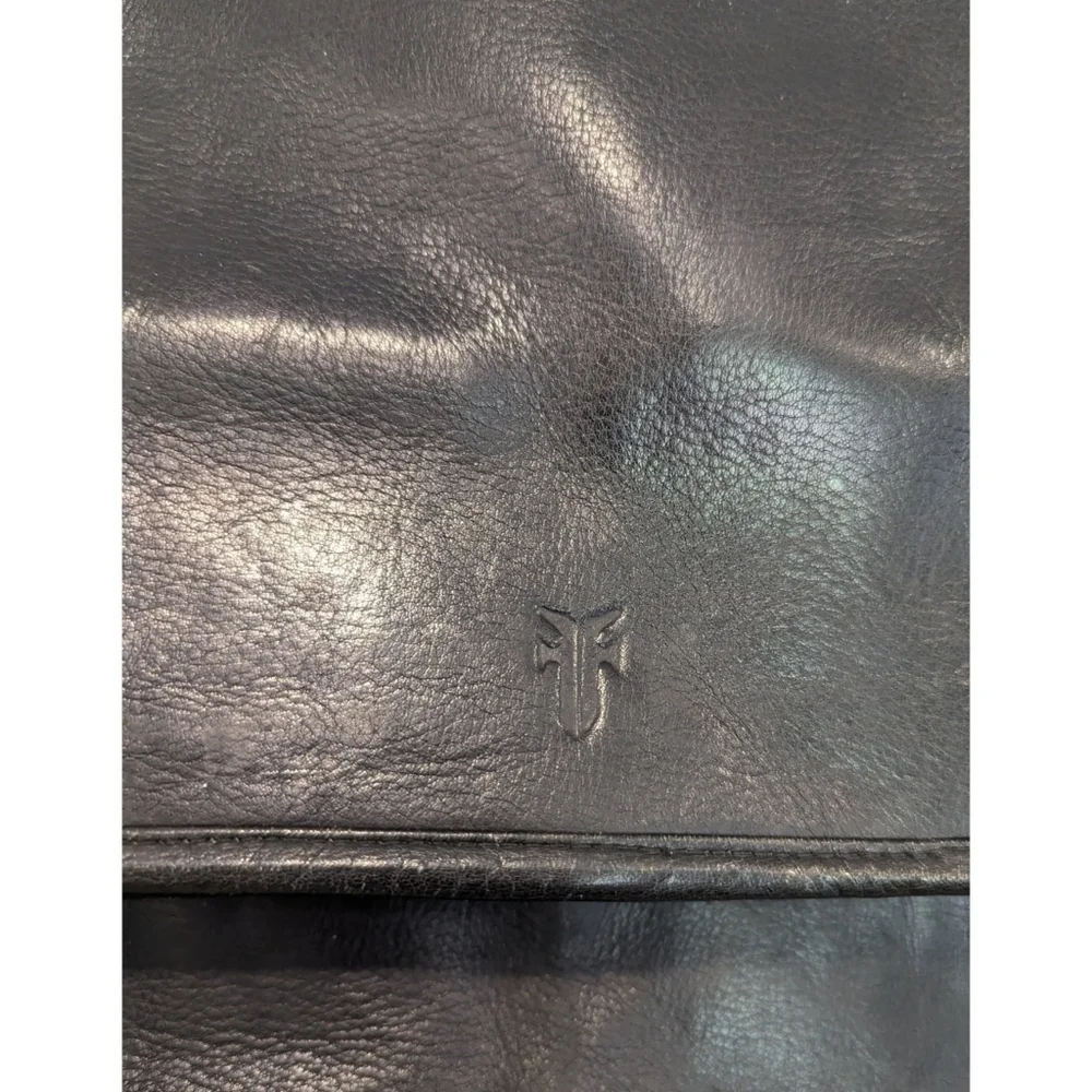 Frye flap front leather