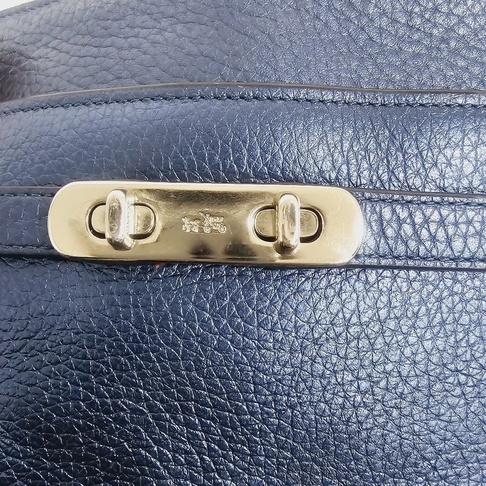 Coach blue crossbody