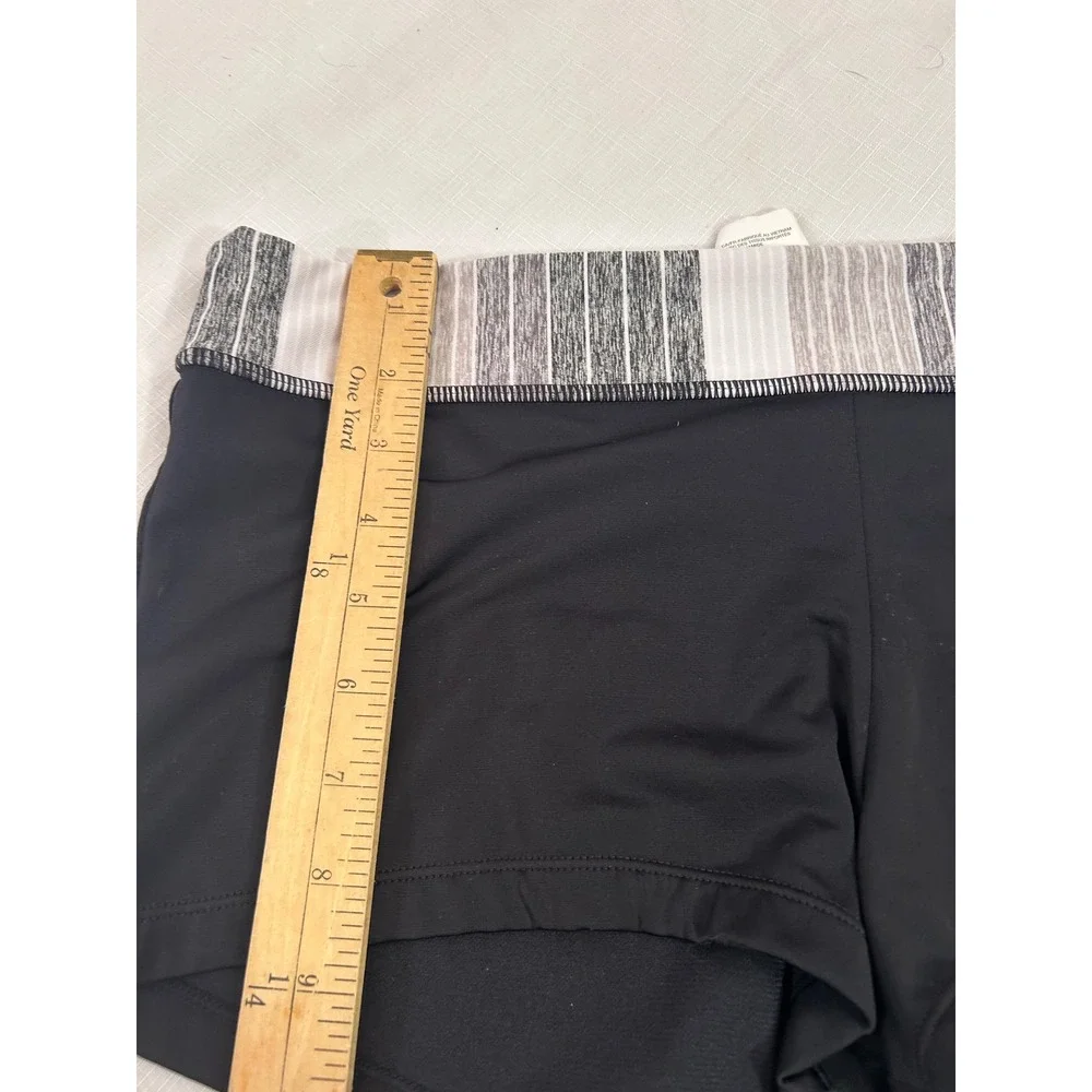 Nike Swim Shorts XL Black Striped Waistband Board Shorts Womens